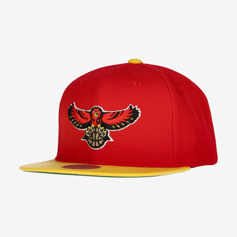 Mitchell Ness Nba Atlanta Hawks Team Tone Snapback Hwc Red