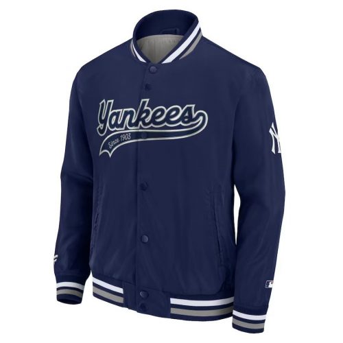 Fanatics MLB New York Yankees Sateen Jacket Athletic Navy L