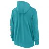 Nike Cotton Full-Zip Fleece Hoodie - NFL Miami Dolphins Turbo Green/Brilliant Orange XL