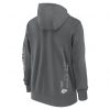 Nike Cotton Full-Zip Fleece Hoodie - NFL Kansas City Chiefs Iron Grey/Iron Grey M