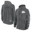 Nike Cotton Full-Zip Fleece Hoodie - NFL Kansas City Chiefs Iron Grey/Iron Grey M