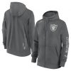 Nike Cotton Full-Zip Fleece Hoodie - NFL Las Vegas Raiders Iron Grey/Iron Grey 3XL