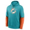 Nike Club Hoodie Team Issue - NFL Miami Dolphins Turbo Green/Brilliant Orange M