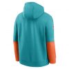 Nike Club Hoodie Team Issue - NFL Miami Dolphins Turbo Green/Brilliant Orange M