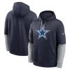 Nike Club Hoodie Team Issue - NFL Dallas Cowboys College Navy/Wolf Grey