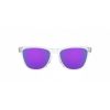 OAKLEY YOUTH FROGSKINS XS FRAME-POLISHED CLEAR LENS-PRIZM VIOLET