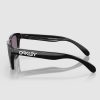 OAKLEY FROGSKINS XXS PRIZM GREY LENSES, POLISHED BLACK FRAME