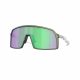 OAKLEY SUTRO PRIZM ROAD JADE LENSES, MATTE SILVER GREEN COLORSHIFT FRAME 37