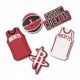 CROCS NBA HOUSTON ROCKETS 5PCK JIBBITZ MC