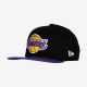 NEW ERA NBA 9FIFTY LOS ANGELES LAKERS NOS CAP BLACK/PURPLE