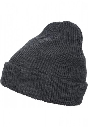 FLEXFIT LONG KNIT BEANIE DARKGREY