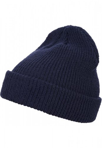 FLEXFIT LONG KNIT BEANIE NAVY