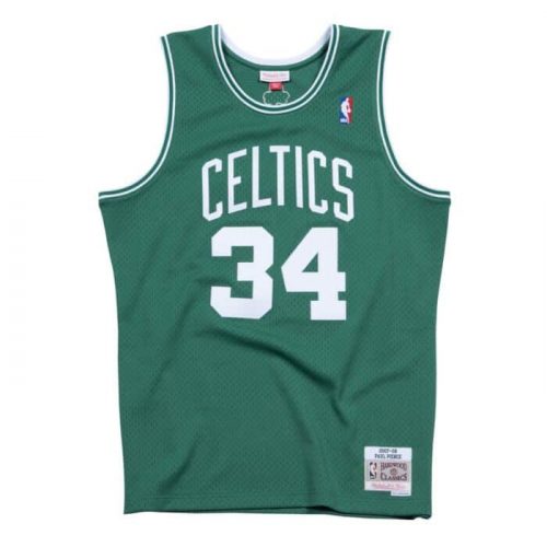 MITCHELL & NESS NBA BOSTON CELTICS PAUL PIERCE 2007-08' #34 SWINGMAN JERSEY GREEN