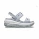 CROCS CLASSIC MEGA CRUSH SANDAL LIGHT GREY 37-38