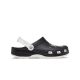 CROCS NBA BROOKLYN NETS CLASSIC CLOG WHITE/BLACK 45-46