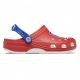 CROCS NBA LOS ANGELES CLIPPERS CLASSIC CLOG RED/BLUE 46-47