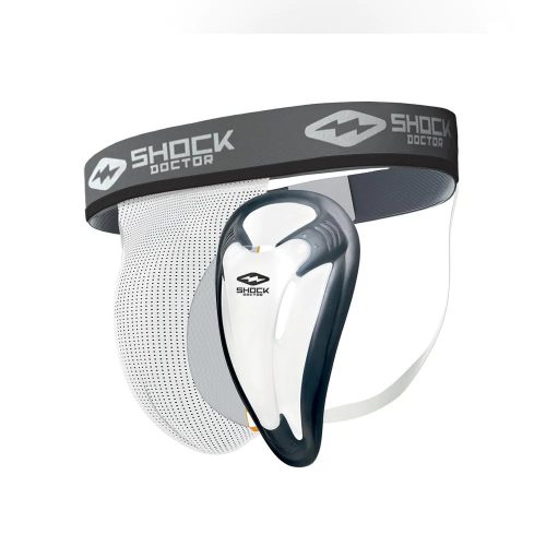 SHOCK DOCTOR CORE SUPPORTER WITH BIO FLEX CUP WHITE