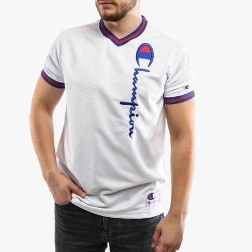 CHAMPION V-NECK TEE WHITE