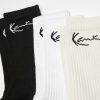 Karl Kani Signature Socks 3 Pack black/off white/ white