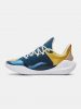 UNDER ARMOUR CURRY 11 CHAMPION MINDSET LEMON ICE/METALLIC GOLD/RED 40