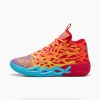 Puma MB.04 Lamelo Ball Phoenix Red-Orange Glow-Fluro Orange Pes-Purple Glimmer 38