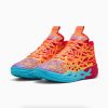 Puma MB.04 Lamelo Ball Phoenix Red-Orange Glow-Fluro Orange Pes-Purple Glimmer 38