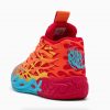 Puma MB.04 Lamelo Ball Phoenix Red-Orange Glow-Fluro Orange Pes-Purple Glimmer 38