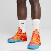 Puma MB.04 Lamelo Ball Phoenix Red-Orange Glow-Fluro Orange Pes-Purple Glimmer 38