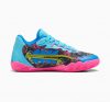 Puma Stewie 3 Midnight in Tokyo Bright Aqua-Fluro Pink Pes-PUMA Black 42