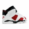 JORDAN 6 RETRO (TD) HITE/CARMINE-BLACK