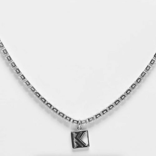 Karl Kani OG01 Diamond Tennis Necklace Silver ONE