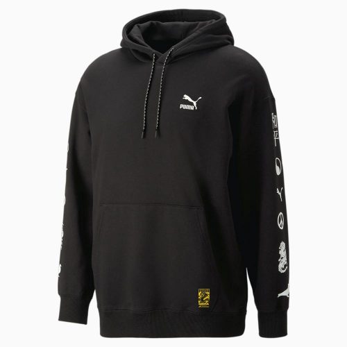 PUMA X STAPLE GRAPHIC HOODIE BLACK L