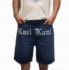 Karl Kani OG Old English Denim Shorts Vintage indigo 38