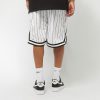 Karl Kani Small Signature Pinstripe Mesh Shorts white/black L