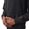 NEW ERA CHICAGO BULLS HALF LOGO OVERSIZED HOODIE BLACK