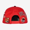 NEW ERA CHICAGO BULLS ALL OVER PATCH 9FIFTY RED S/M