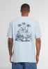 Karl Kani Glacier Palm Trees Backprint Tee Light Blue XXL