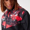 NEW ERA NBA CHICAGO BULLS PANEL TRACK JACKET BLACK S