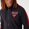 NEW ERA NBA CHICAGO BULLS SCRIPT FZ HOODY BLACK