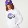 NEW ERA LOS ANGELES LAKERS NBA DRIP LOGO HOODY WHITE XXL