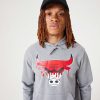 NEW ERA NBA CHICAGO BULLS NBA DRIP LOGO HOODY GREY