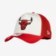 NEW ERA CHICAGO BULLS TEAM COLOUR BLOCK TRUCKER RED