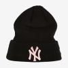 NEW ERA NEW YORK YANKEES FEMALE ESSENTIAL CUFF BEANIE BLACK