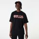 NEW ERA CHICAGO BULLS NBA FLORAL GRAPHIC OS TEE BLACK XXL