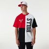 NEW ERA NBA CUT AND SEW OS TEE RED XL