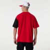 NEW ERA NBA CUT AND SEW OS TEE RED XL