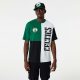 NEW ERA BOSTON CELTICS NBA CUT AND SEW OS TEE GREEN/BLACK/WHITE