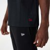 NEW ERA NBA TEAM LOGO MESH OS TEE BLACK