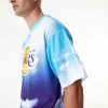 NEW ERA LOS ANGELES LAKERS NBA SKY AOP OS TEE BLUE