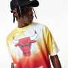 NEW ERA CHICAGO BULLS NBA SKY AOP OS TEE RED L